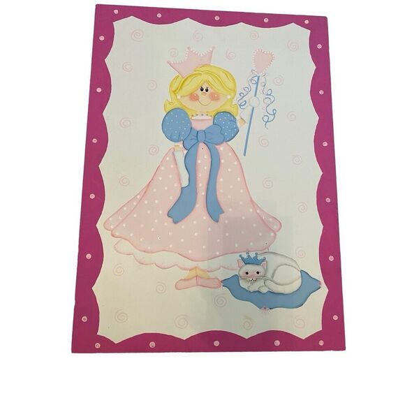 2pc Princess Painting Home Wall Decor Decoration Art Kids - Picture 4 of 13